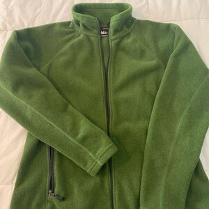 REI Moss Green Fleece Full-zip